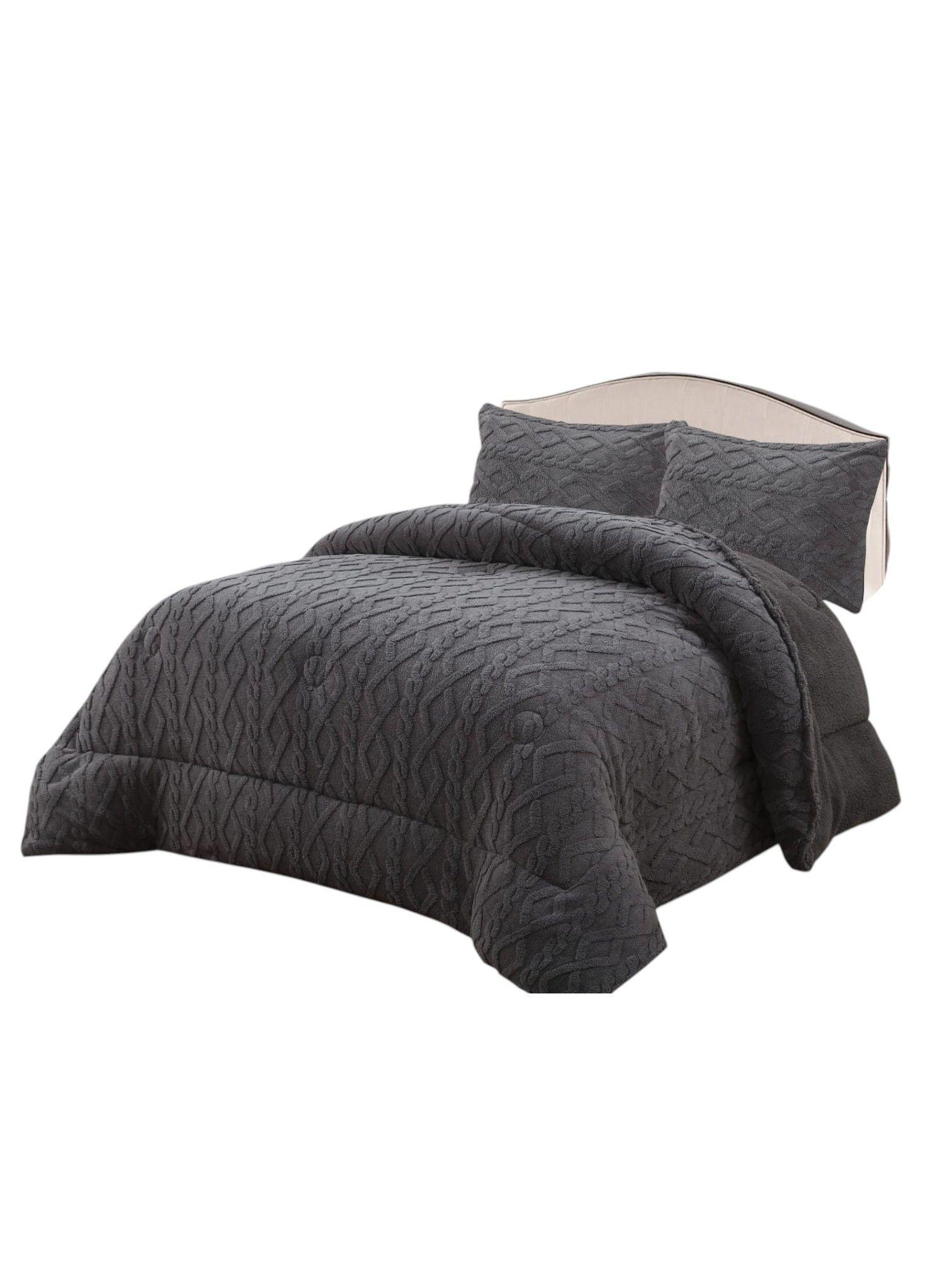 PLUMON DE INVIERNO TEN FEI TEXTURIZADO 180X230CM gris-0