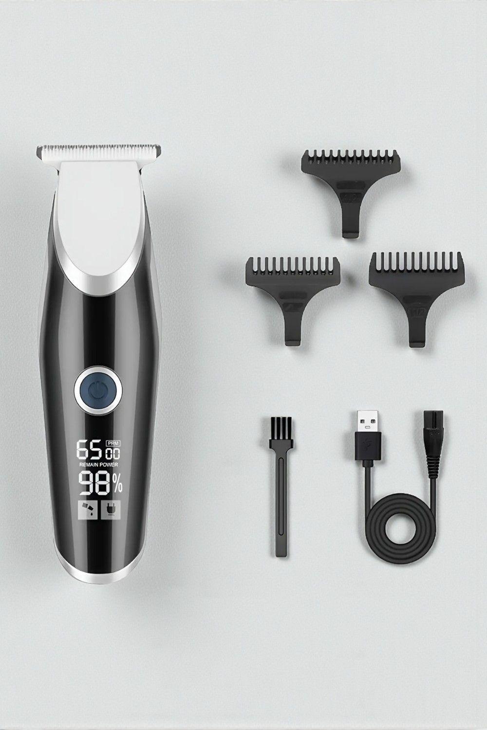 Maquina Afeitadora Para Barberia Digital-1