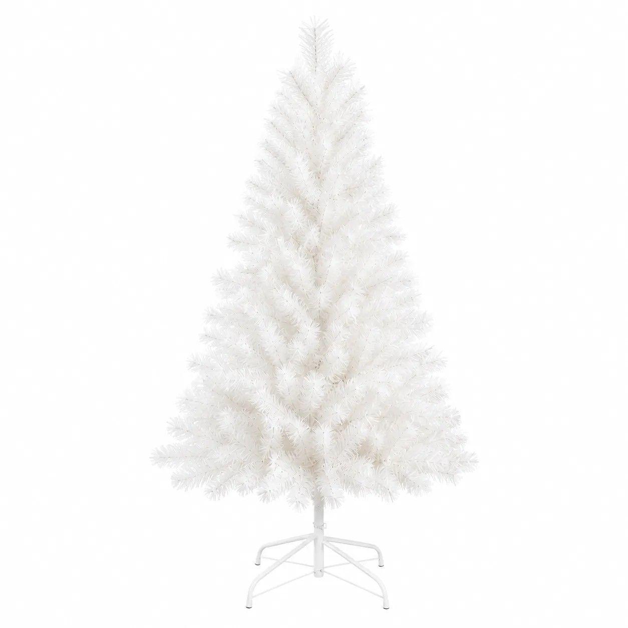 Arbol De Navidad de 180 cm Color Blanco SDS78 Punta de Aguja-0