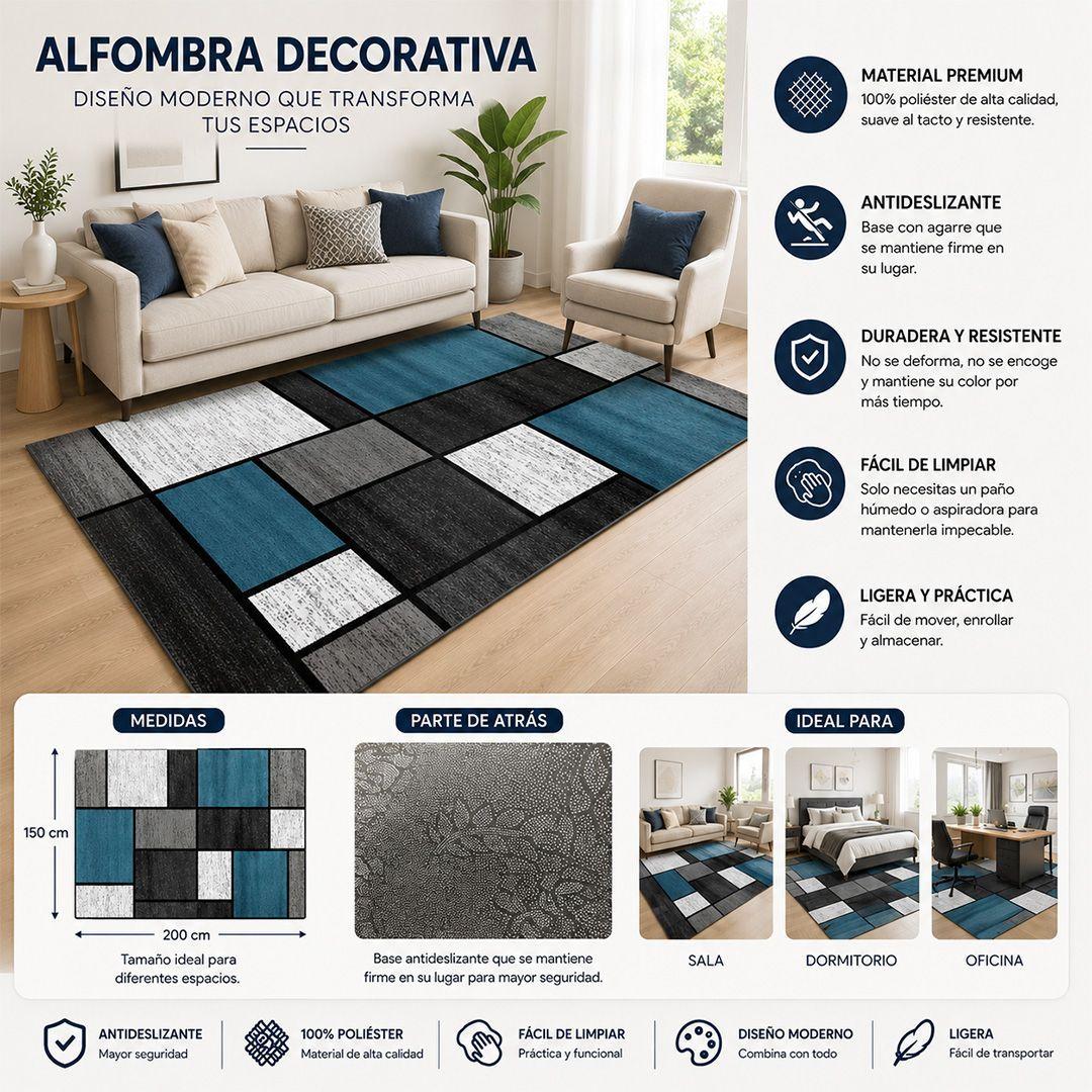 ALFOMBRAS CON DISEÑO 150X200CM MEIPULIS  18-1