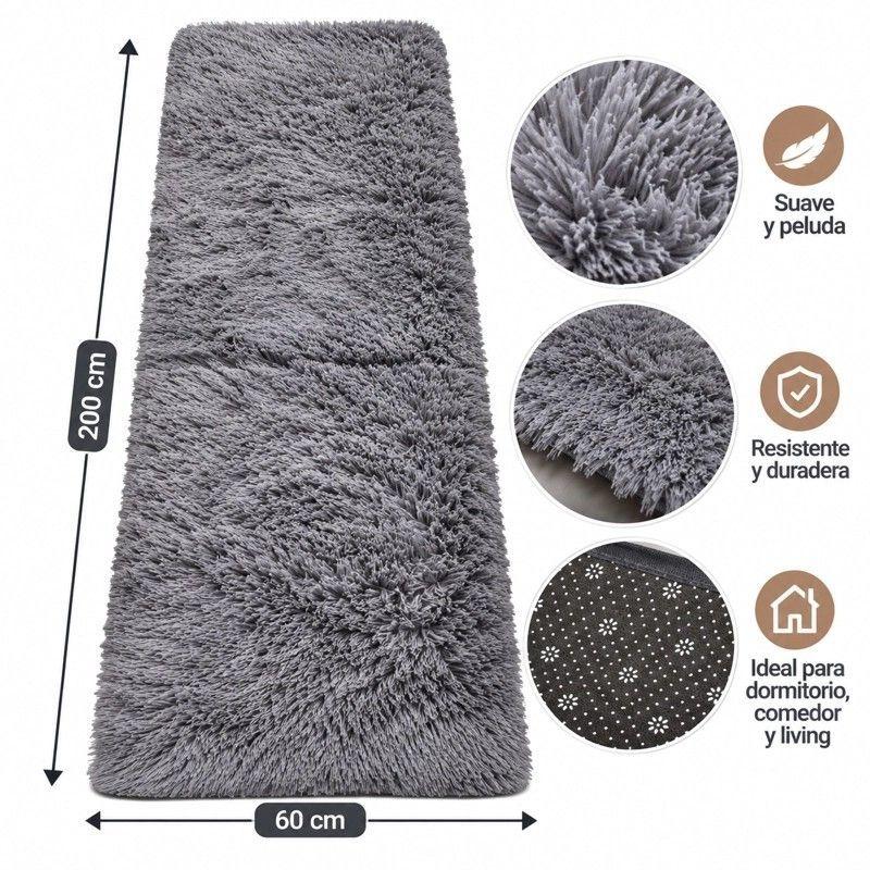 ALFOMBRAS PASILLERAS SHAGGY DE 60 X 200 CM-1