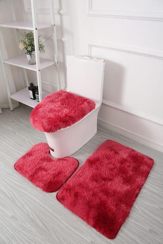 SET DE BAÑO PELUDO 3 PIEZAS-1