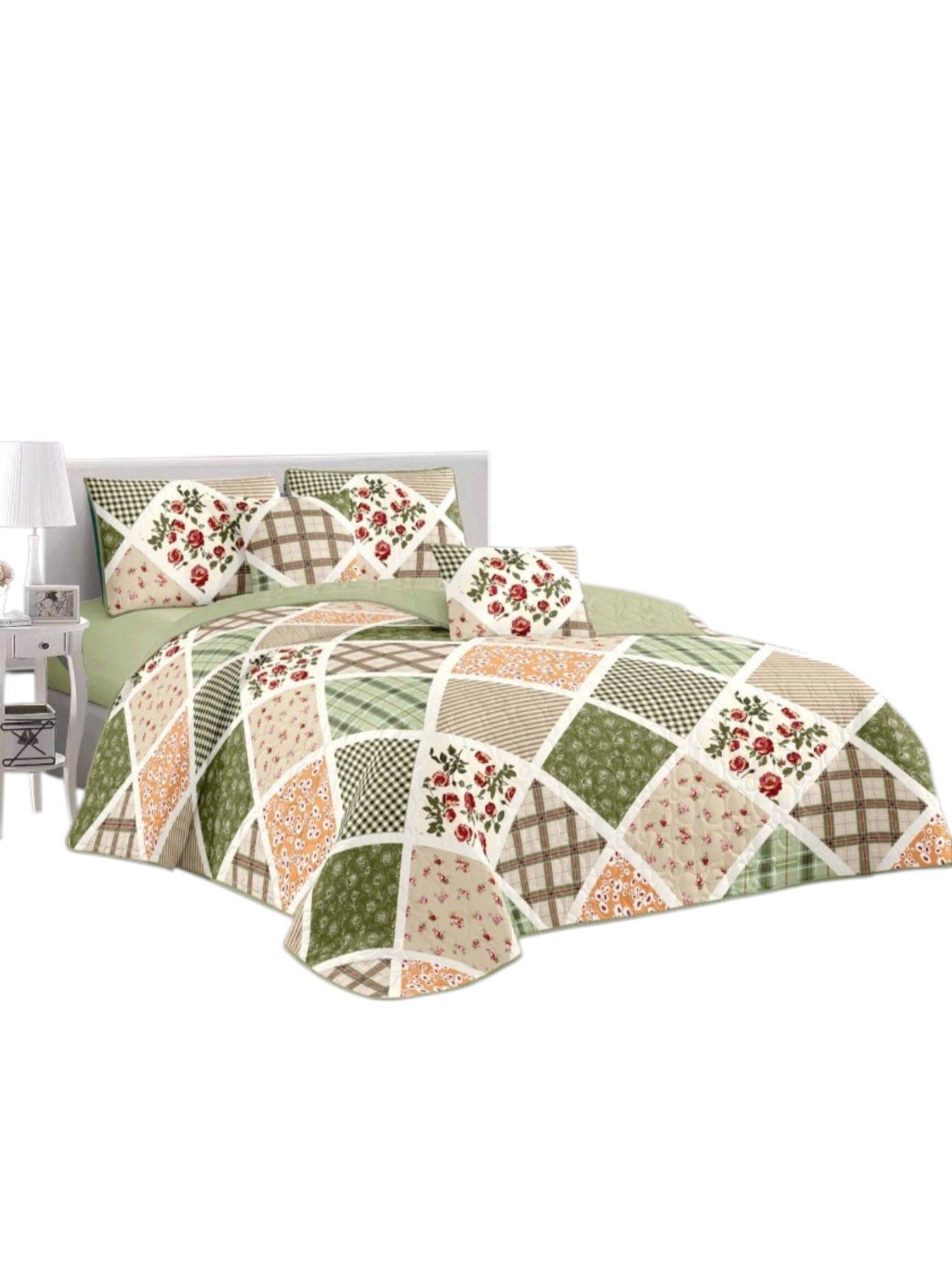 CUBRECAMA QUILT DE VERANO CON DISEÑO TF PLAZA Y MEDIA 15-0