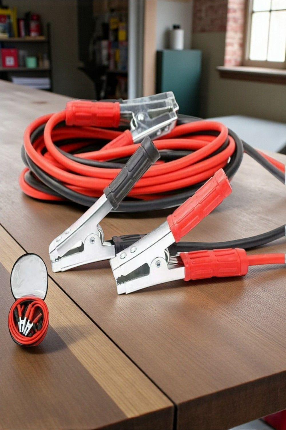 CABLE PUENTE BATERIA ROBA CORRIENTE 3000 AMP AUTO/CAMIONETA-2