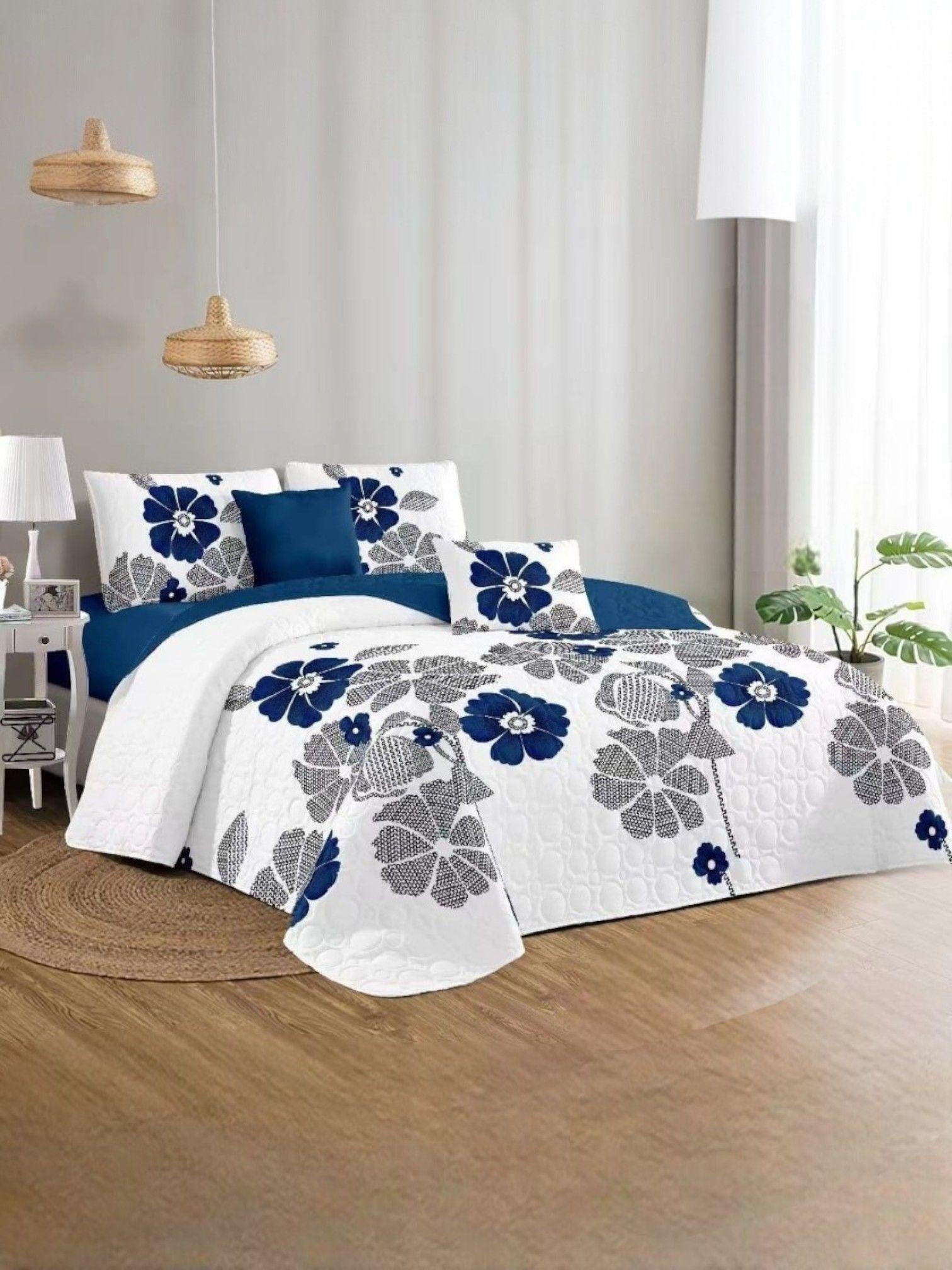CUBRECAMA QUILT DE VERANO TF CON DISEÑO 2 PLAZAS 07-1