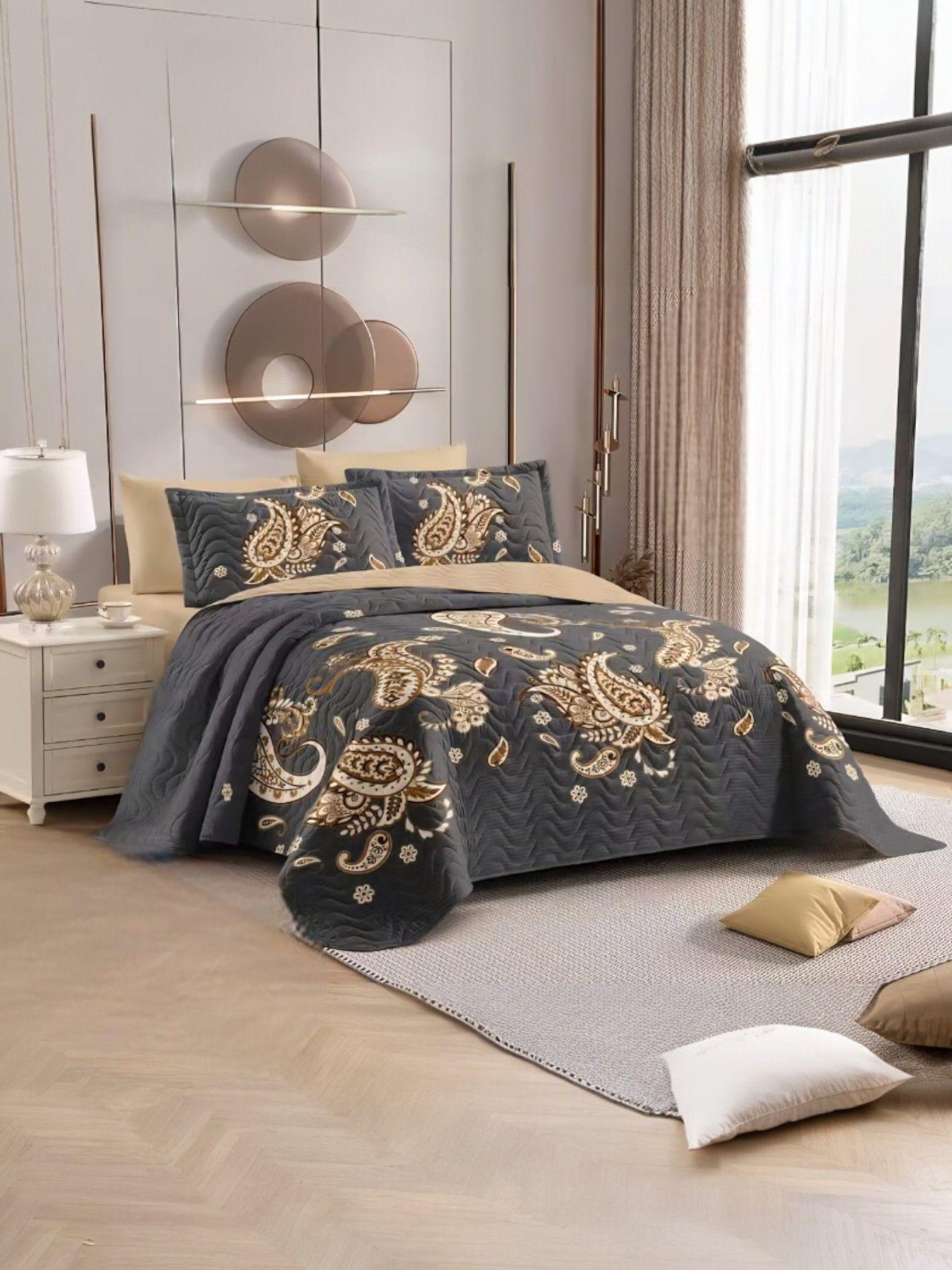 CUBRECAMA QUILT DE VERANO TF CON DISEÑO 2 PLAZAS 33-1