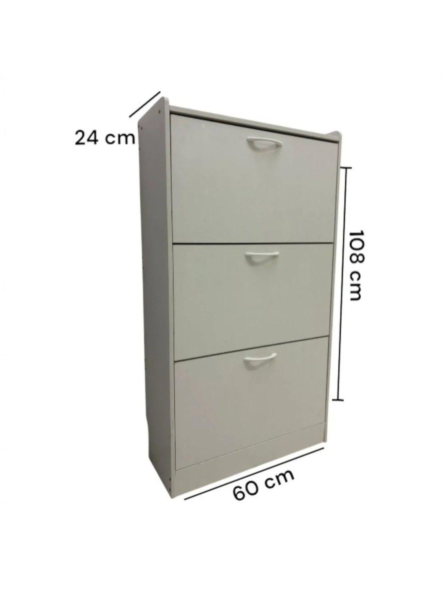 MUEBLE ZAPATERO ORGANIZADOR PARA ZAPATOS BLANCO-2