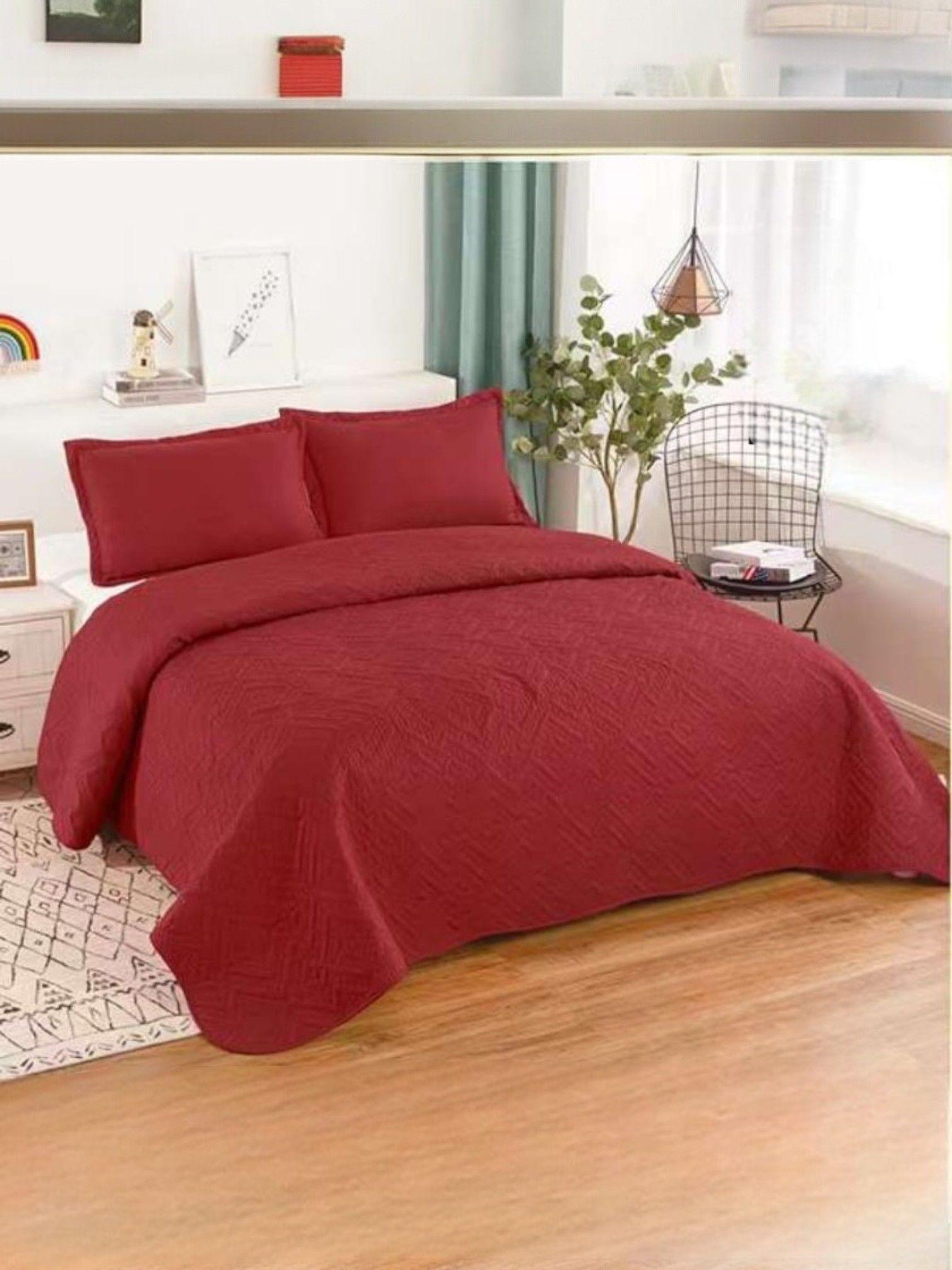 CUBRECAMA QUILT DE VERANO UNICOLOR TF KING 20-1