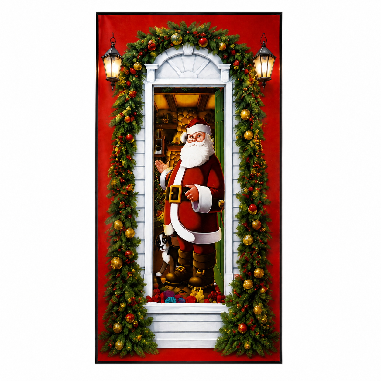 Forro de Puerta Navidad 200X85Cm-0