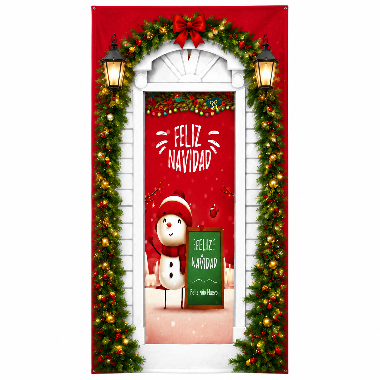 Forro de Puerta Navidad 200X85Cm-0