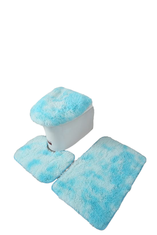 SET DE BAÑO PELUDO 3 PIEZA-0