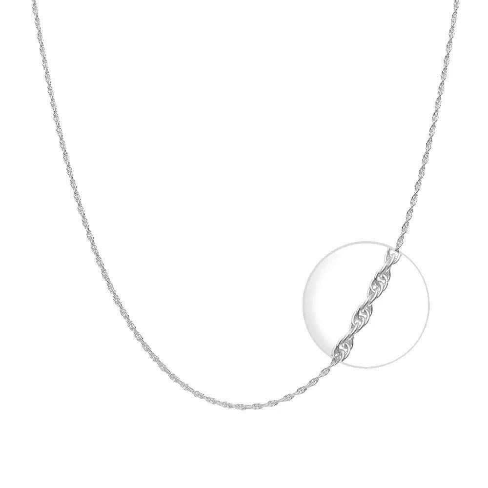 Colgante Cruz de Puntos en Plata Fina, incluye cadena-1