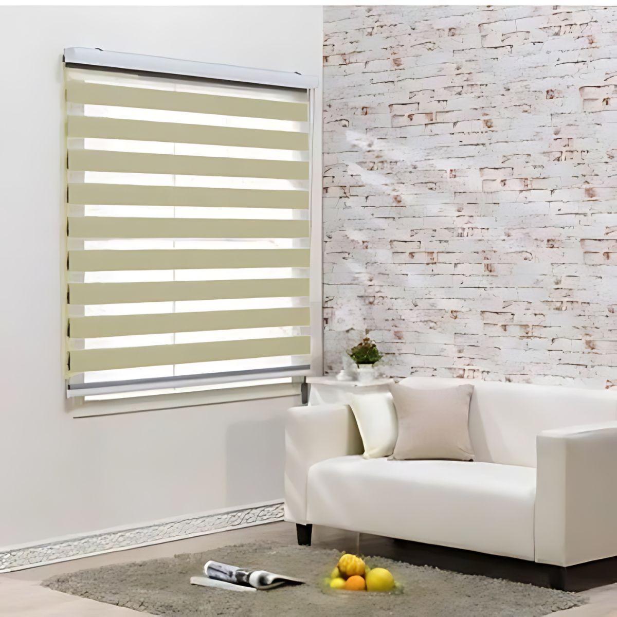 Cortina Roller Zebra 140x240cm Dorado, Dorada-2