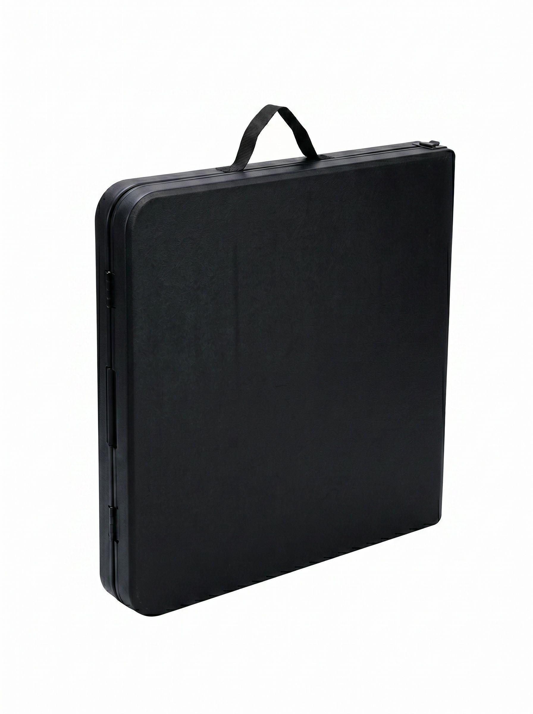 Mesa Plegable Maleta Negra 180cm-4