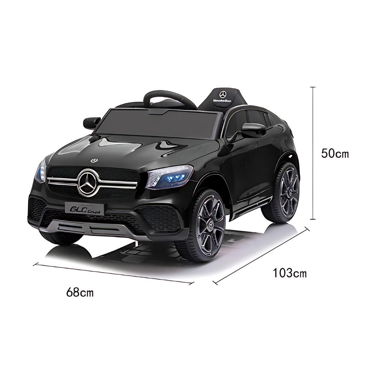 Auto Eléctrico Mercedes GLC Coupé- Negro-1