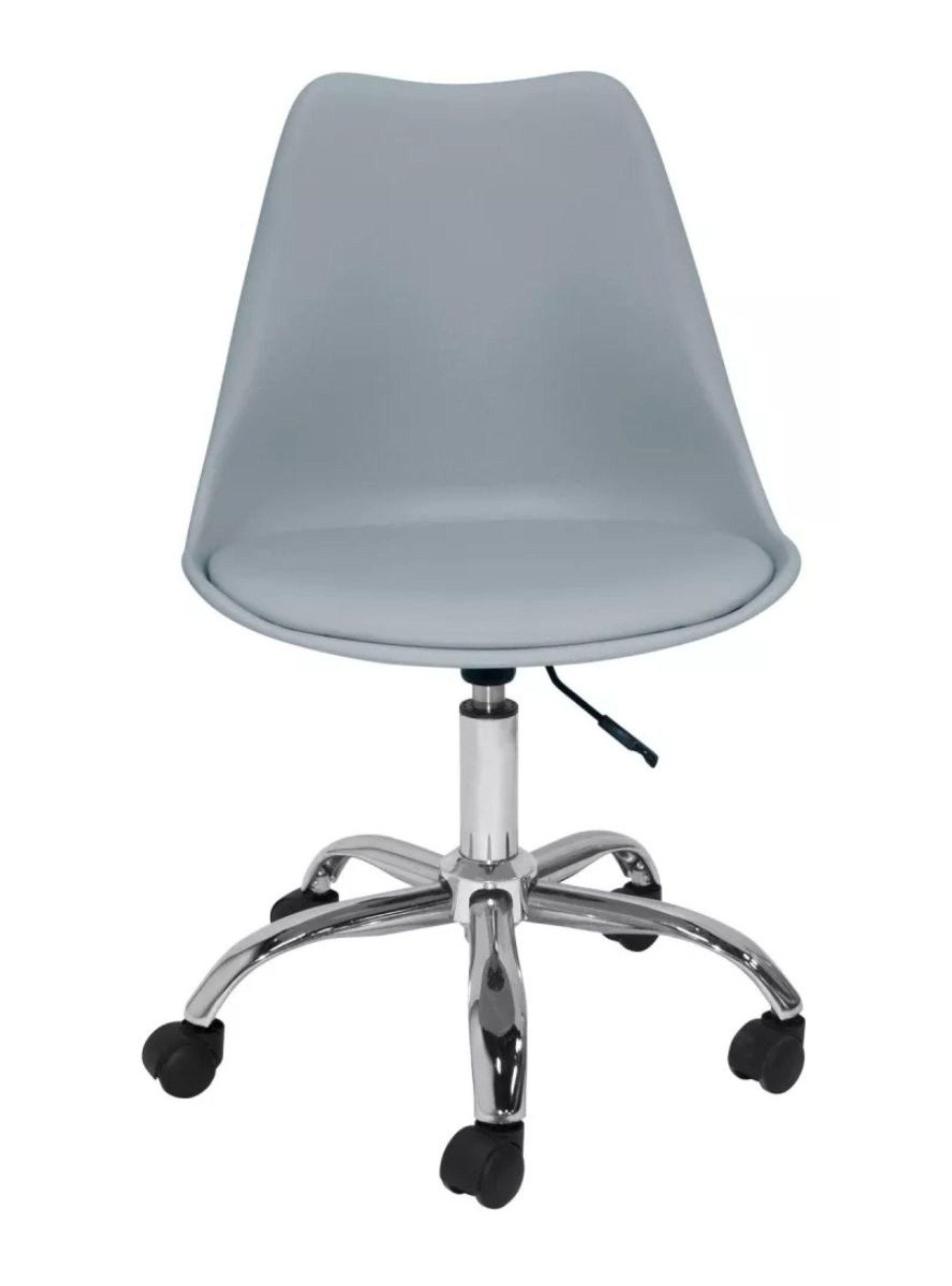 Silla Tulip de Escritorio, Oficina- Gris-2