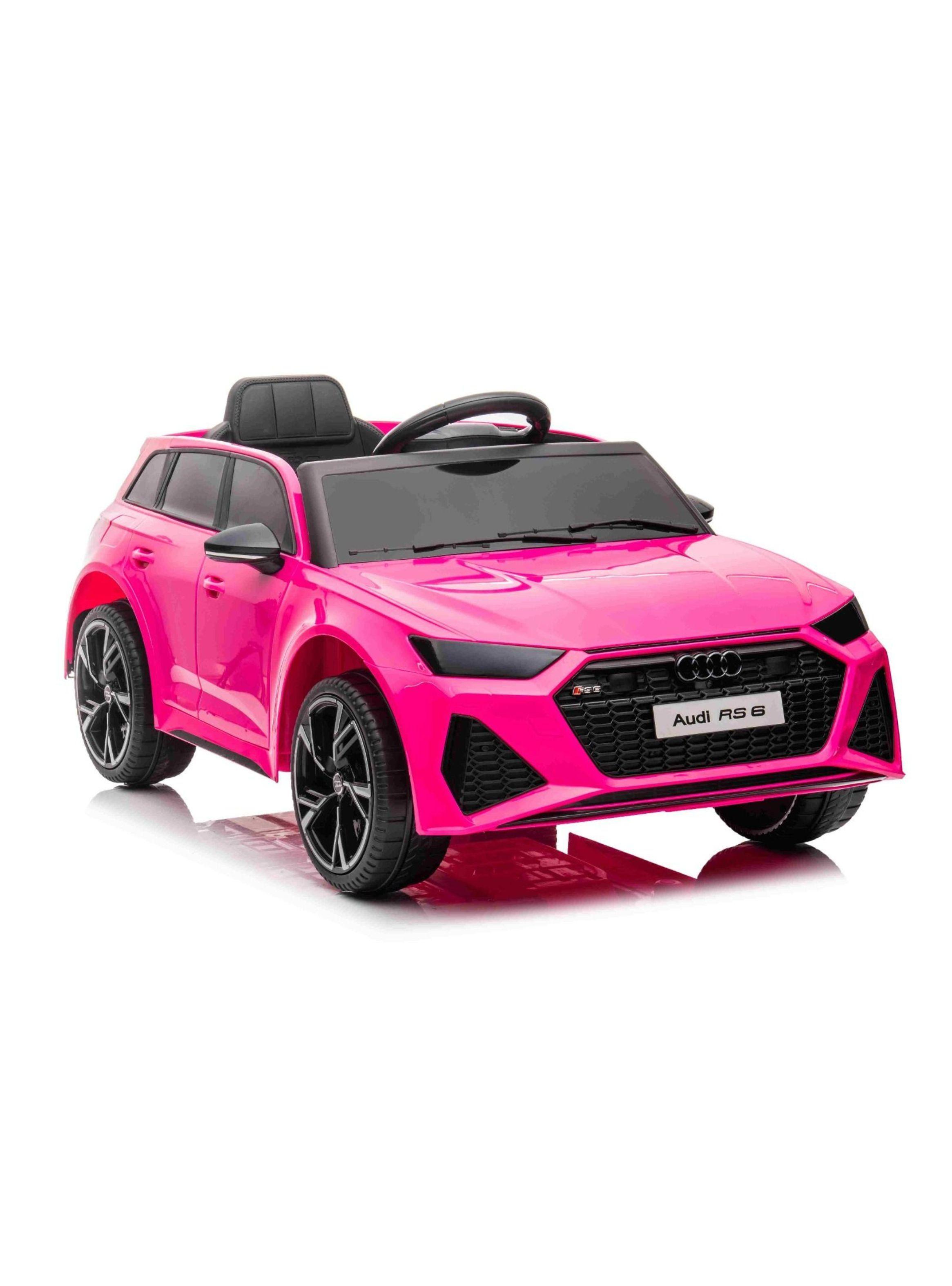 Auto Eléctrico Audi RS6- Rosado-0