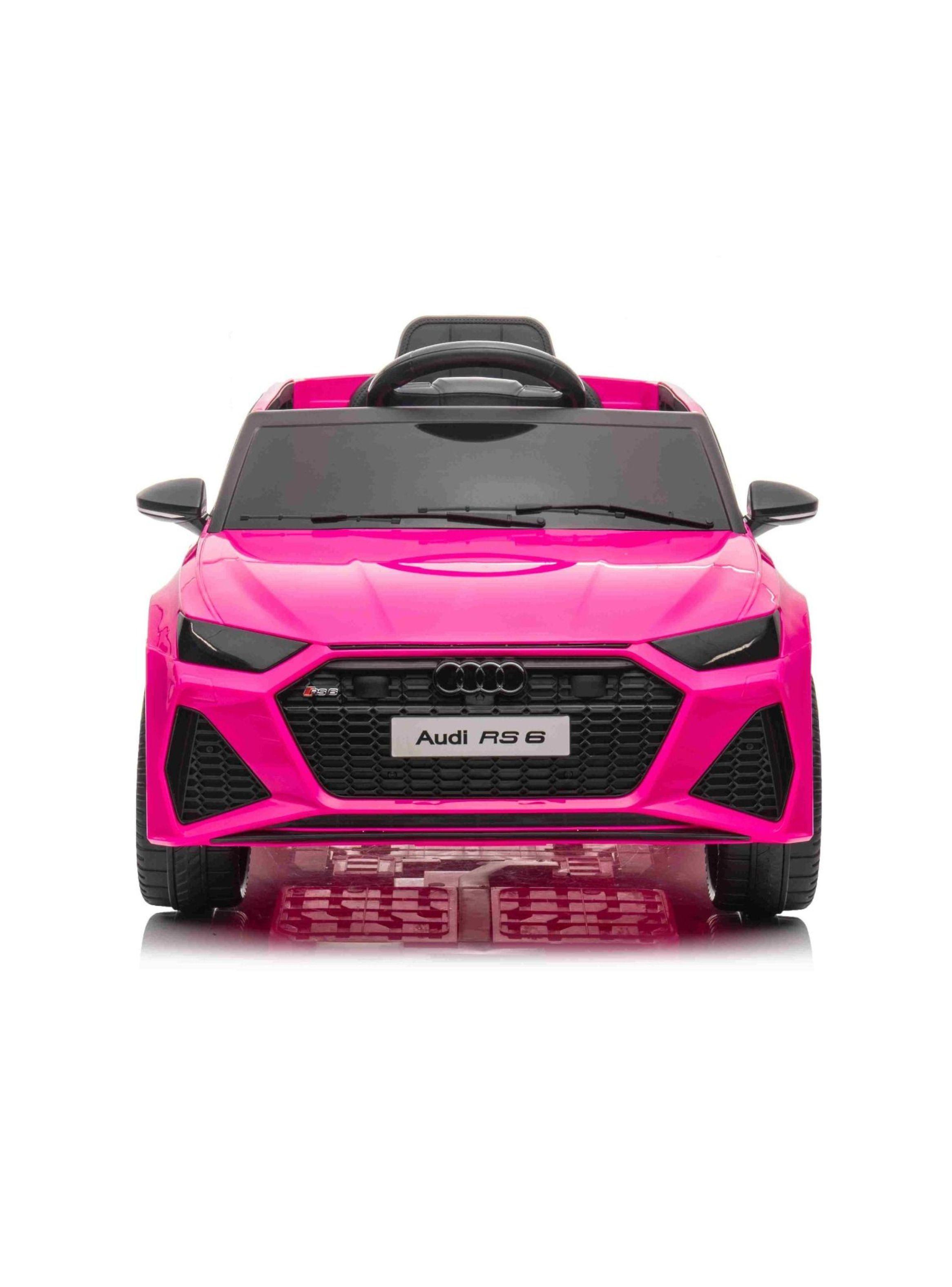 Auto Eléctrico Audi RS6- Rosado-1