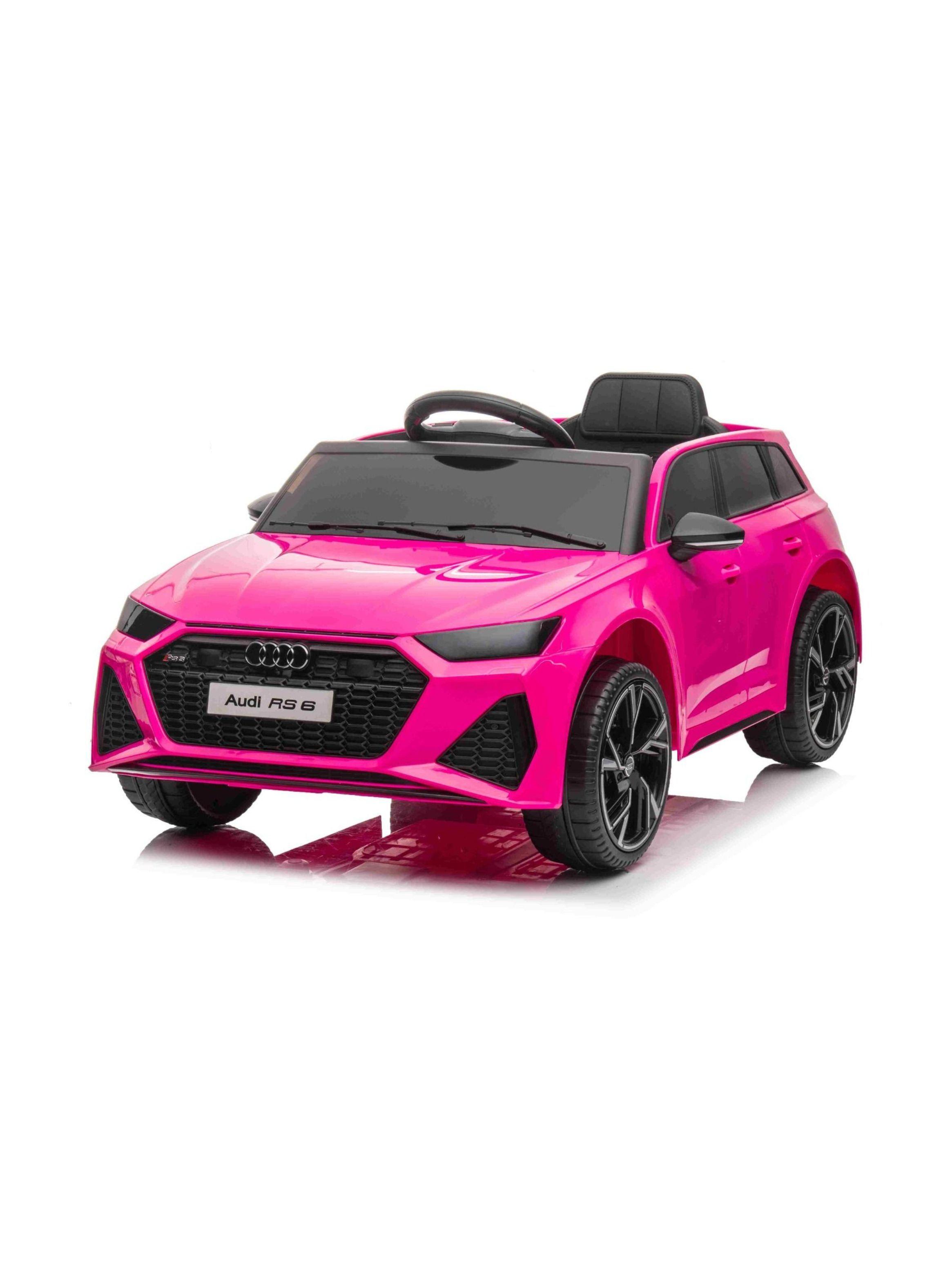 Auto Eléctrico Audi RS6- Rosado-2