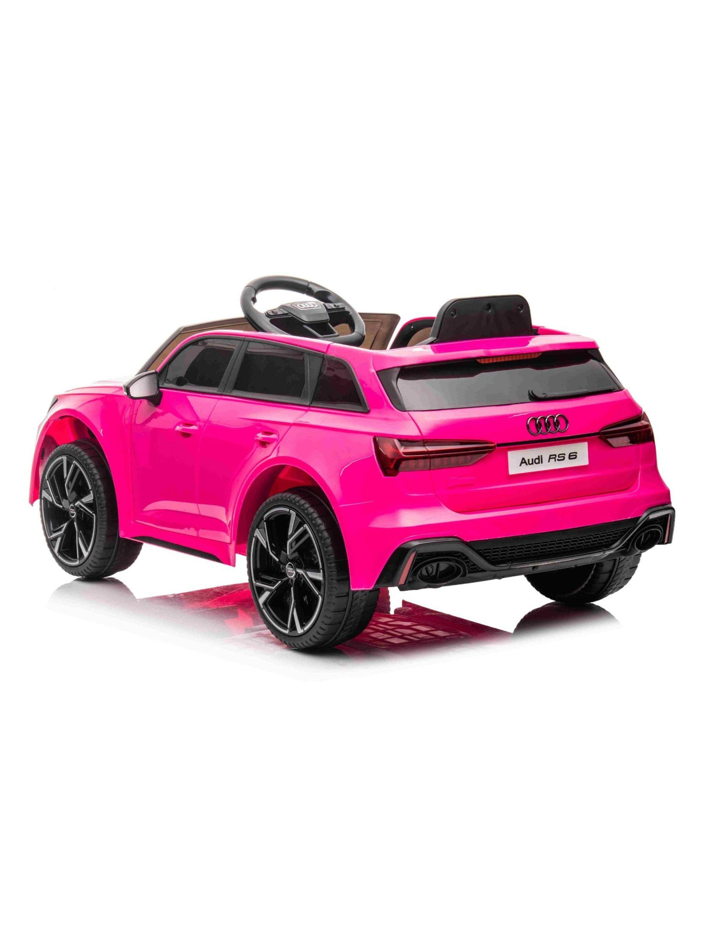 Auto Eléctrico Audi RS6- Rosado-4