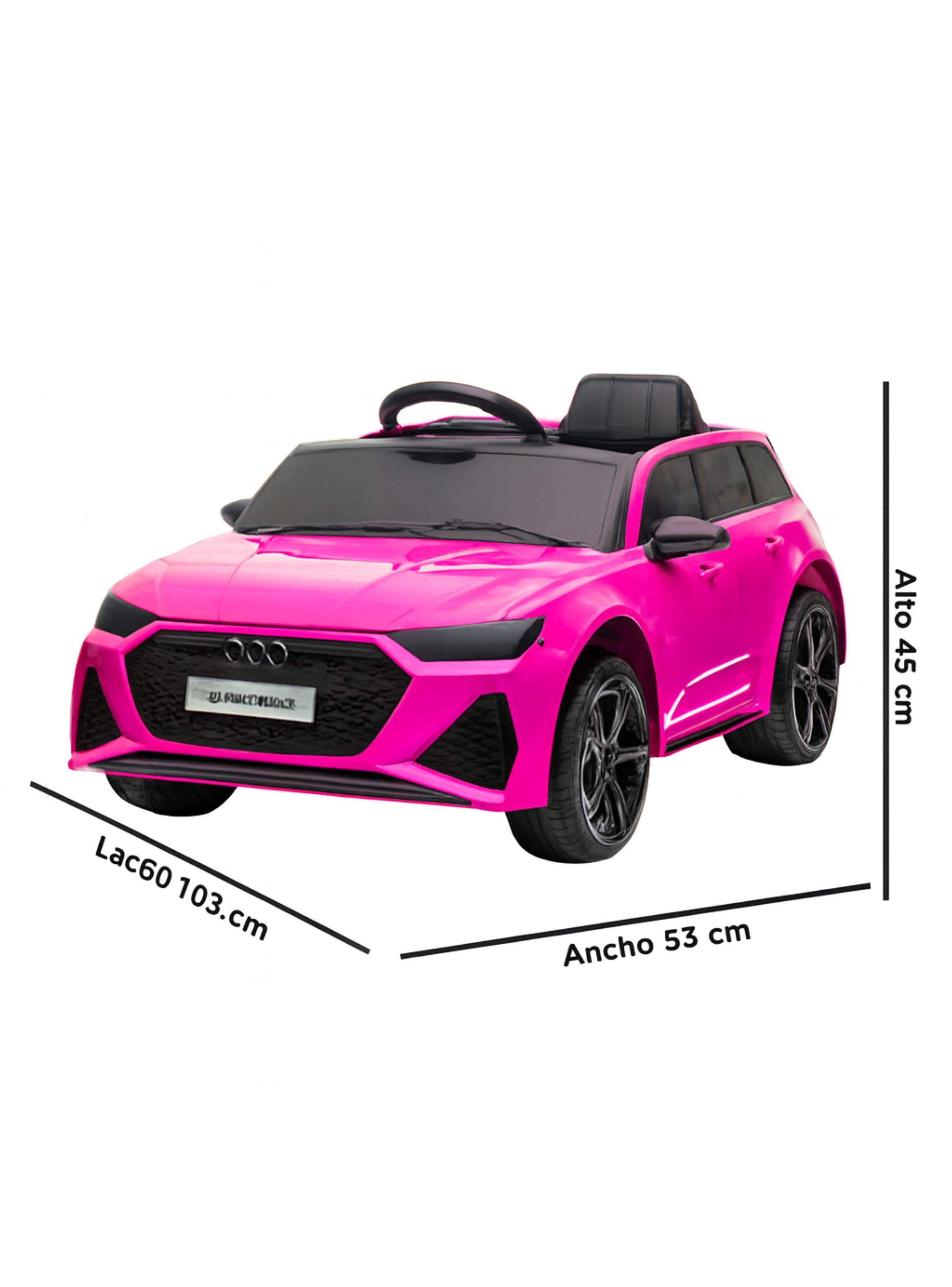 Auto Eléctrico Audi RS6- Rosado-6
