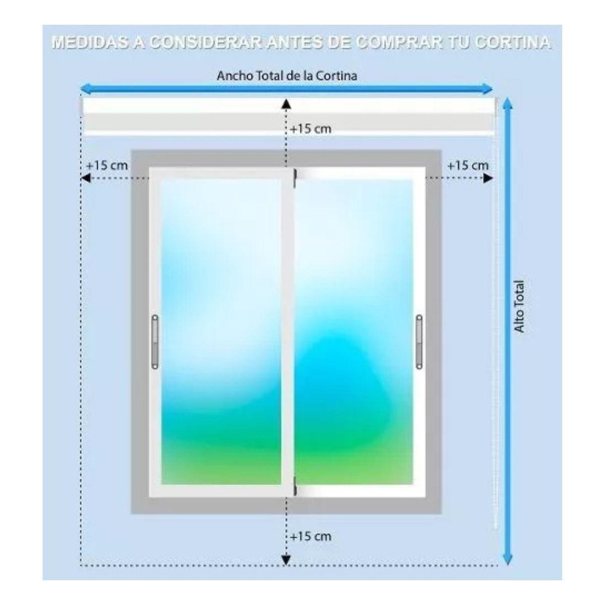 Cortina Roller Blackout Color Pistacho 140x240,-2