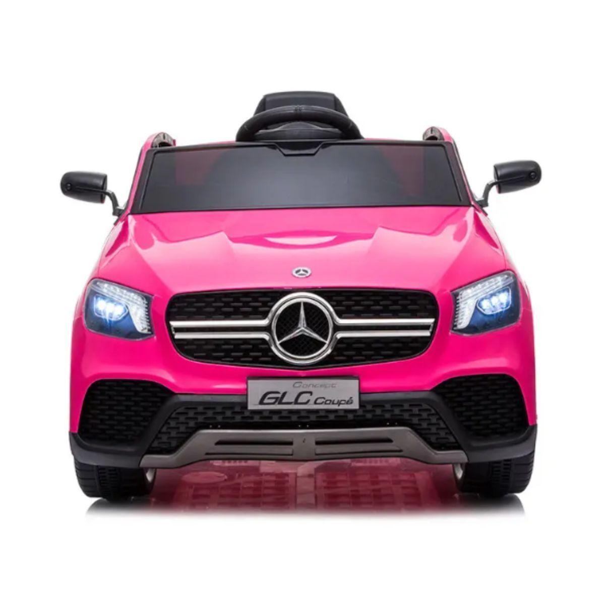 Auto Eléctrico Mercedes GLC Coupé- Rosado-2
