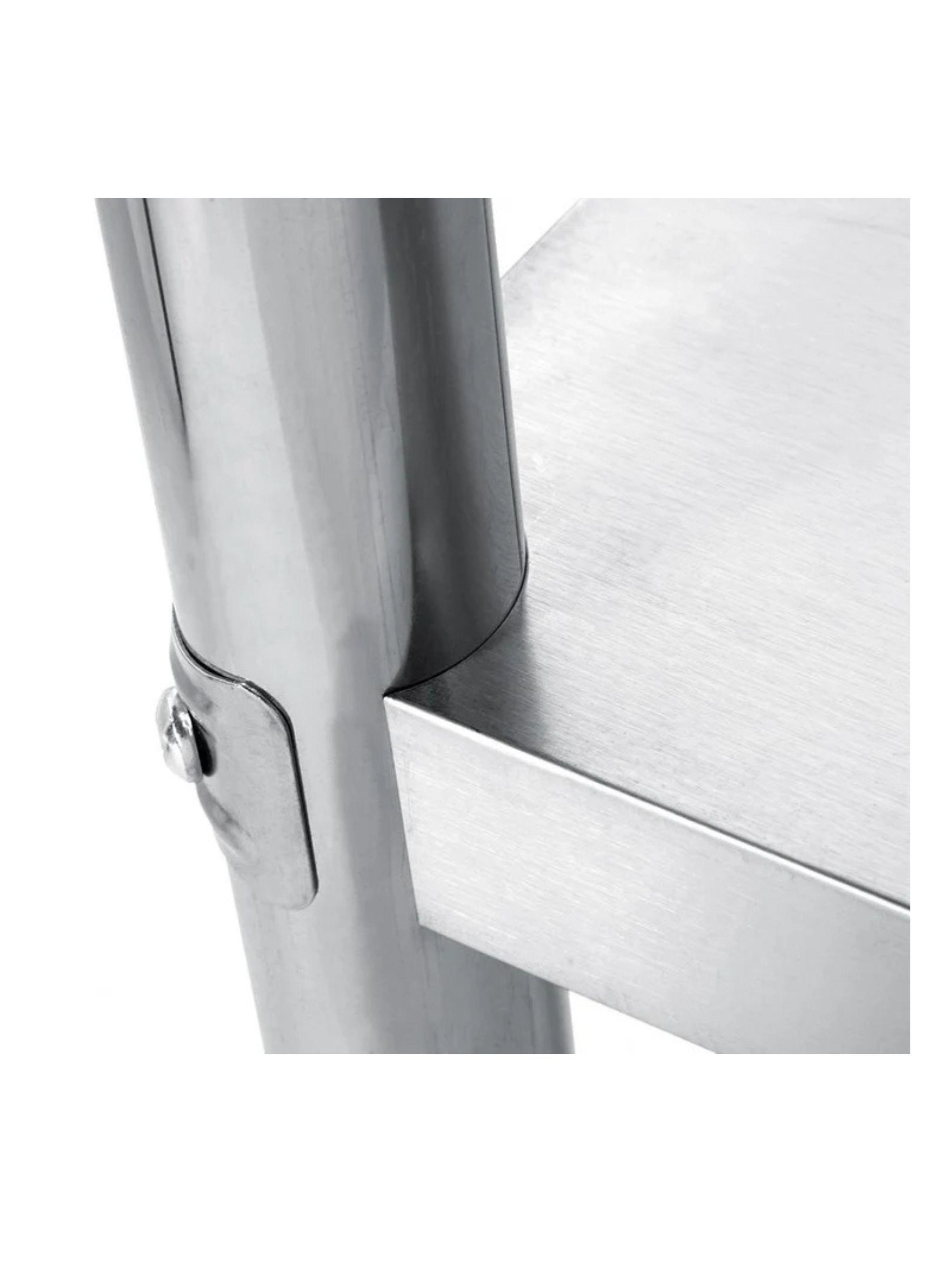 Mesón Central Acero Inox 180cm Negocio, BOZZO-2