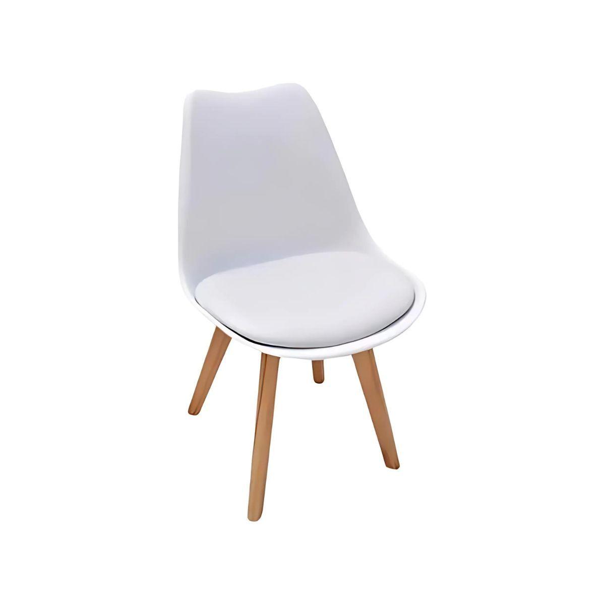 Pack 4 Sillas Tulip Color Blanco, Comedor, Bar, Negocio-2