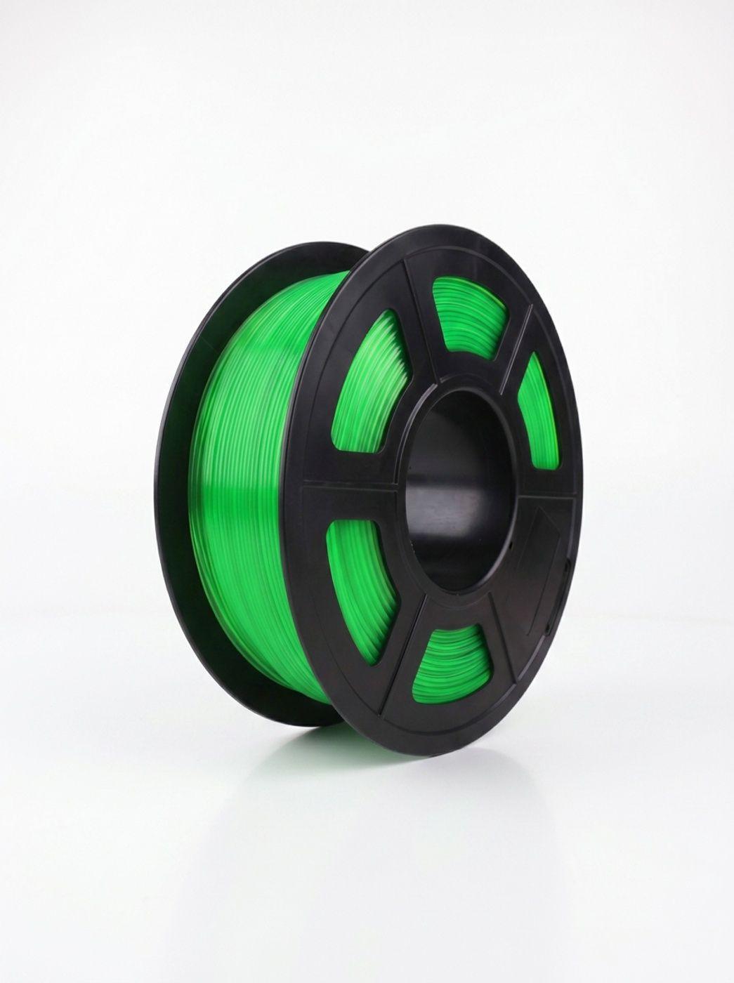 Filamento Pla+ Tronxy Transparente Verde-0