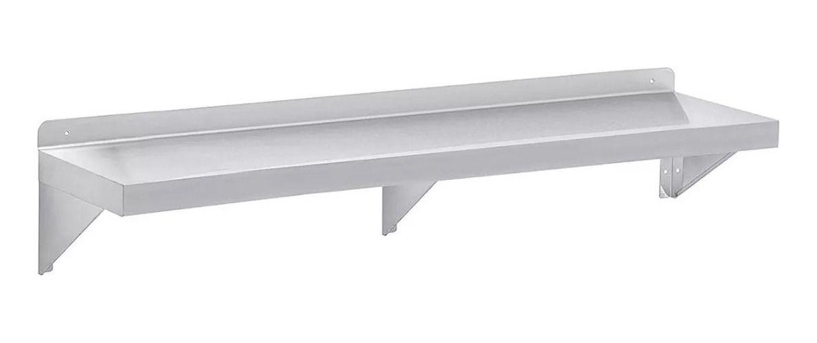 Repisa Mural Acero Inox 140cm, Restaurant BOZZO-0