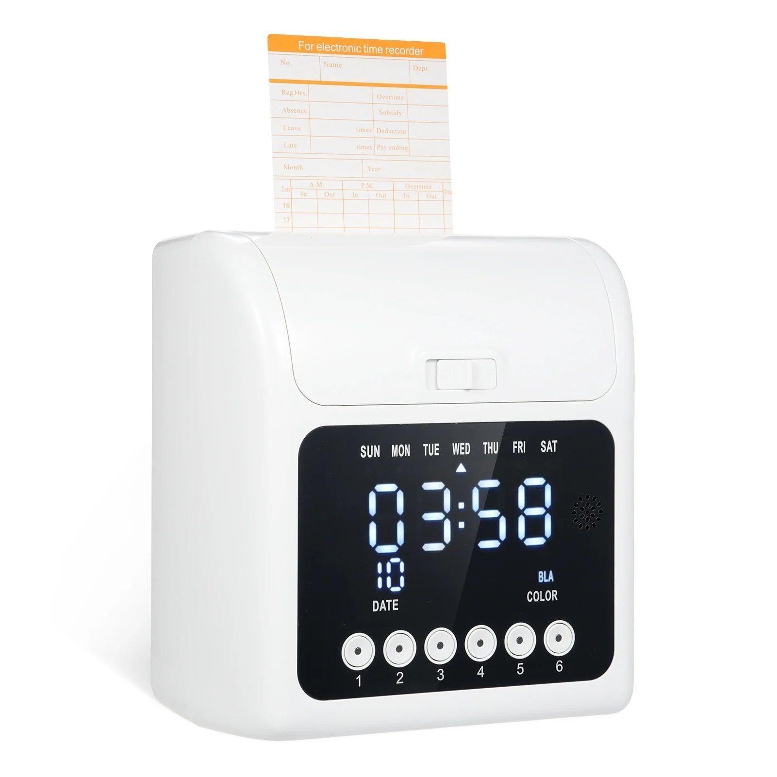 Reloj Control De Asistencia Con Tarjetero + 100 Tarjetas-0