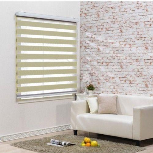 Cortina Roller Zebra 220x240cm Dorado, Dorada  .-2