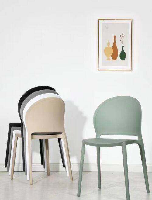 Pack 4 Sillas Comedor, Cafeteria O Casino Mod Moscu Caqui-4