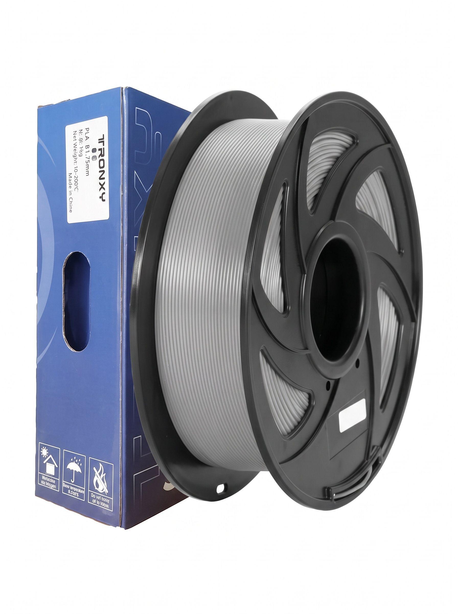 Filamento Tronxy Pla+ Plata-0