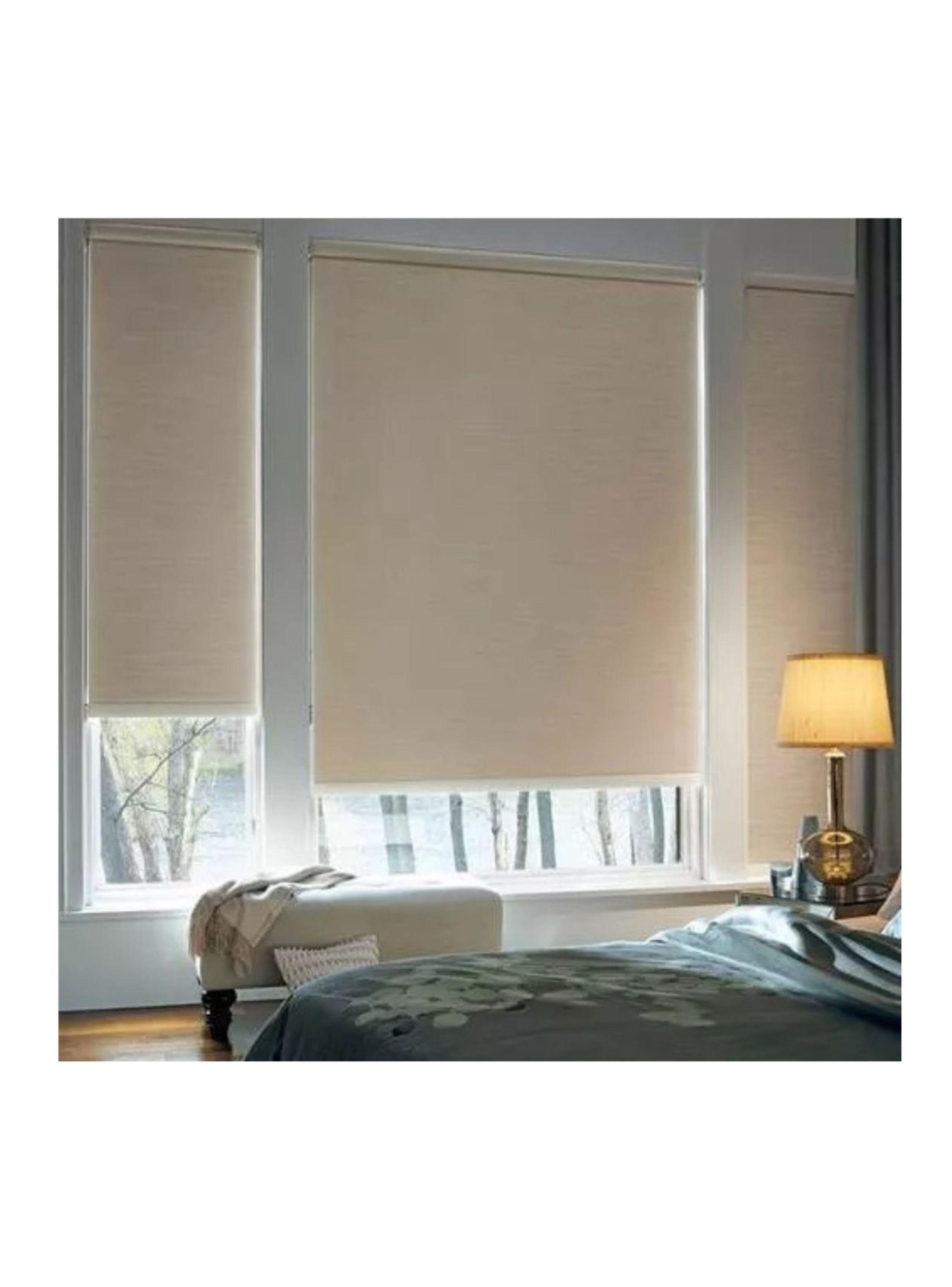 Cortina Roller Blackout Textura 240x240cm - Café-4
