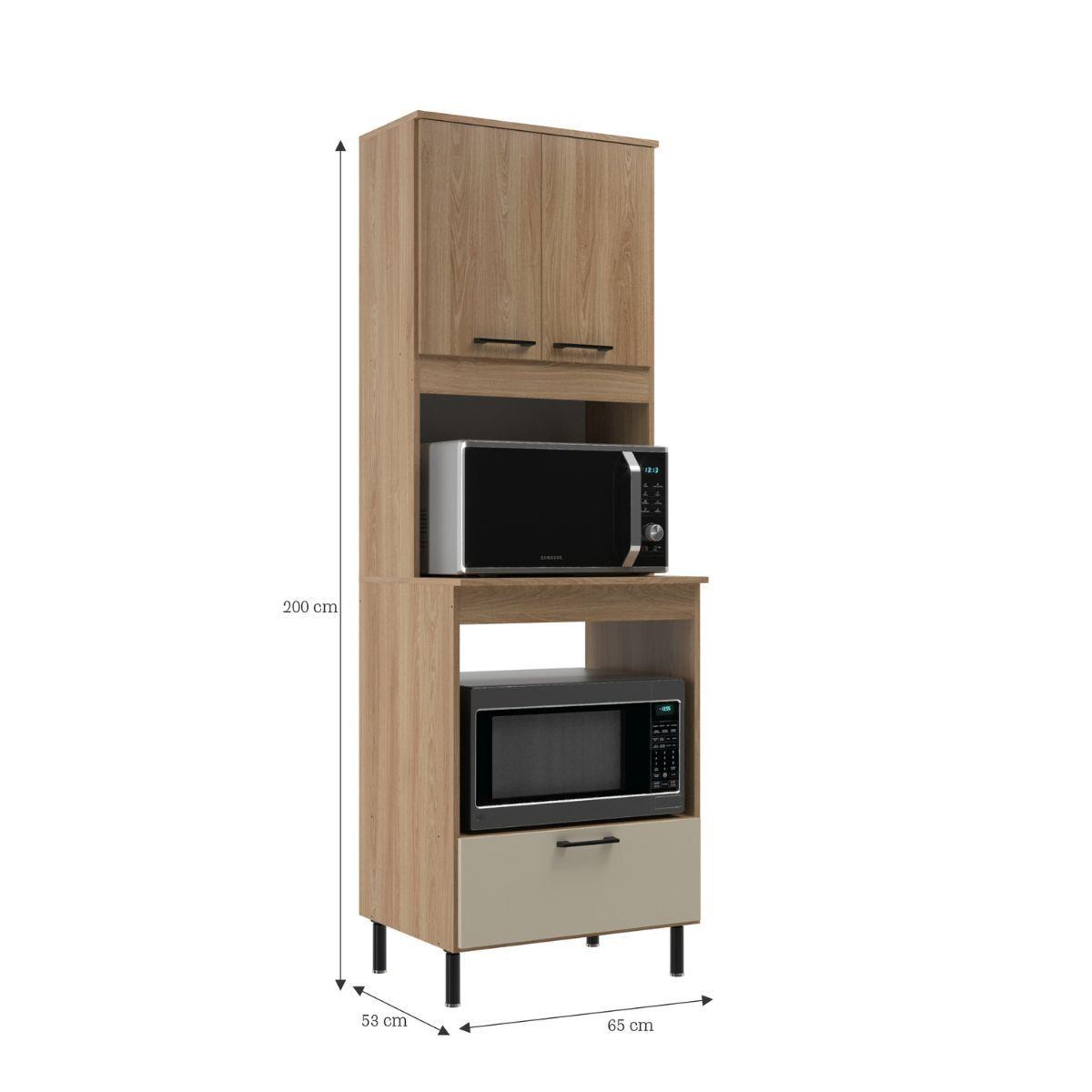 Mueble de Cocina Maysa 3 puertas y 2 nichos-2