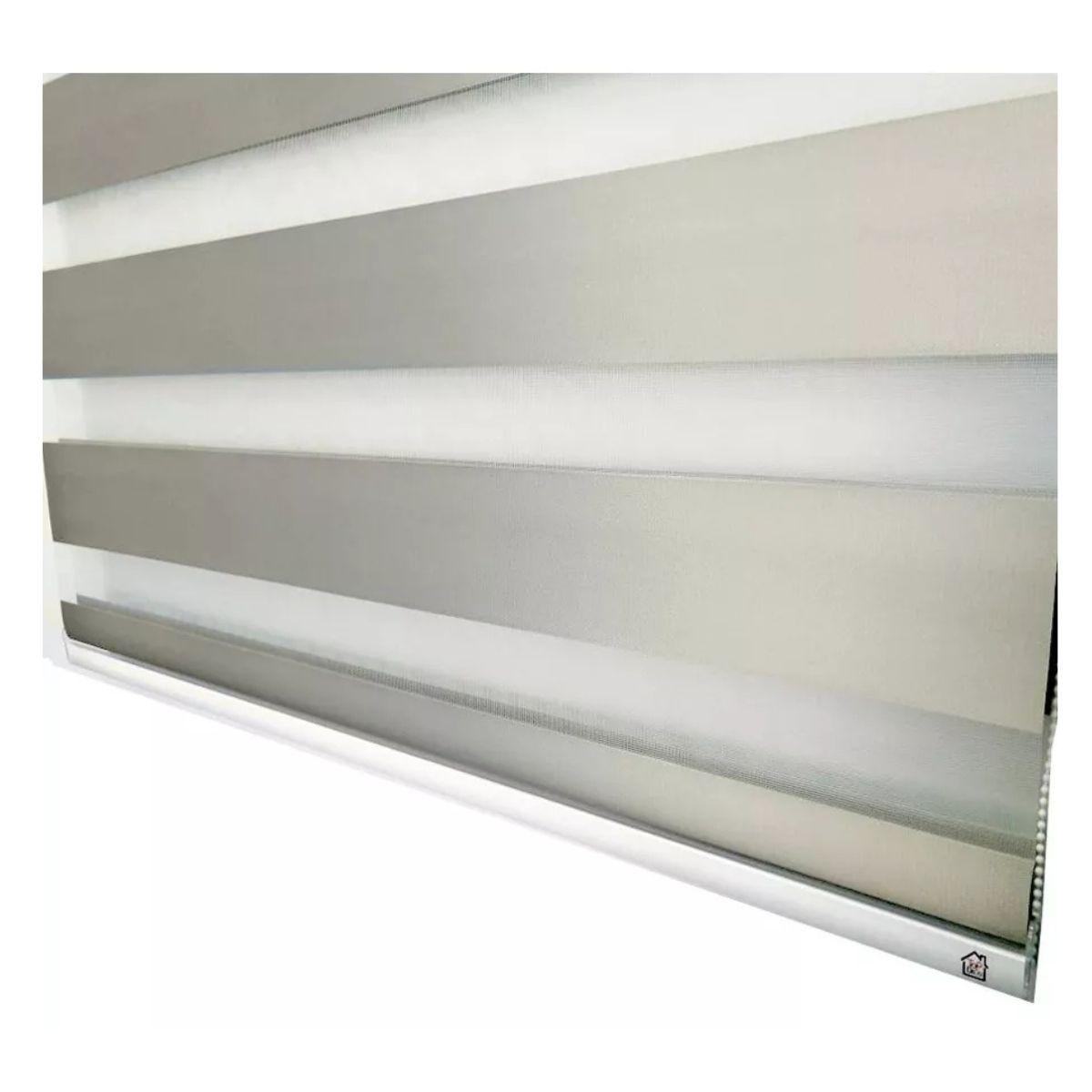 Cortina Roller Zebra  90x240cm - Gris-0