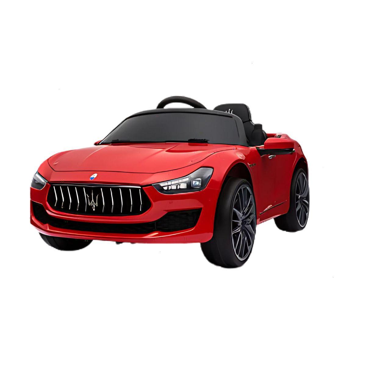 Auto Eléctrico Maserati Ghibli- Rojo-0