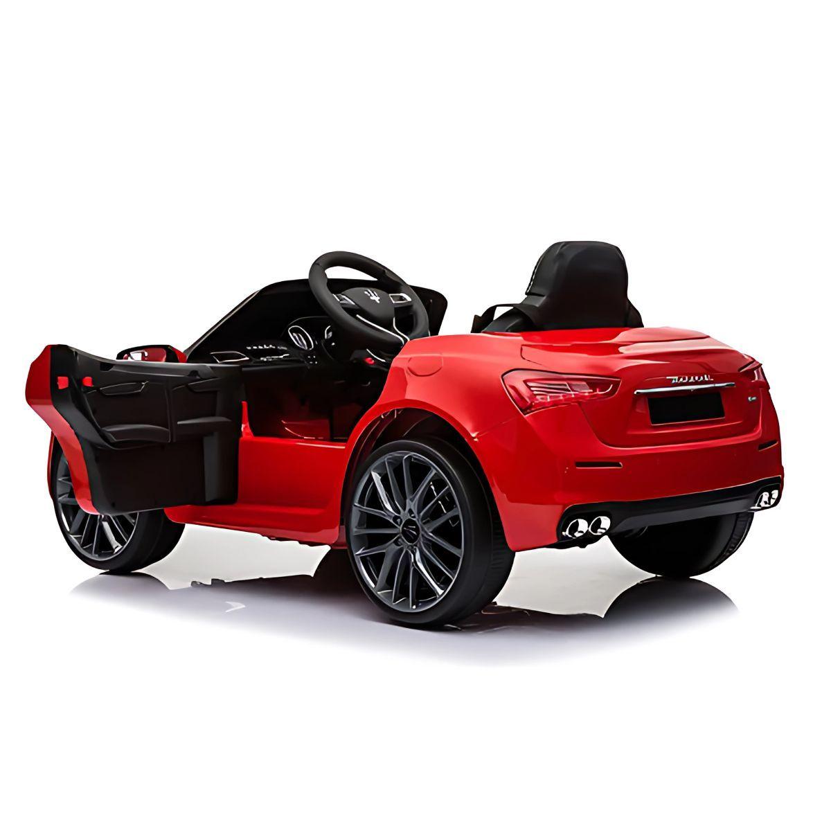 Auto Eléctrico Maserati Ghibli- Rojo-1
