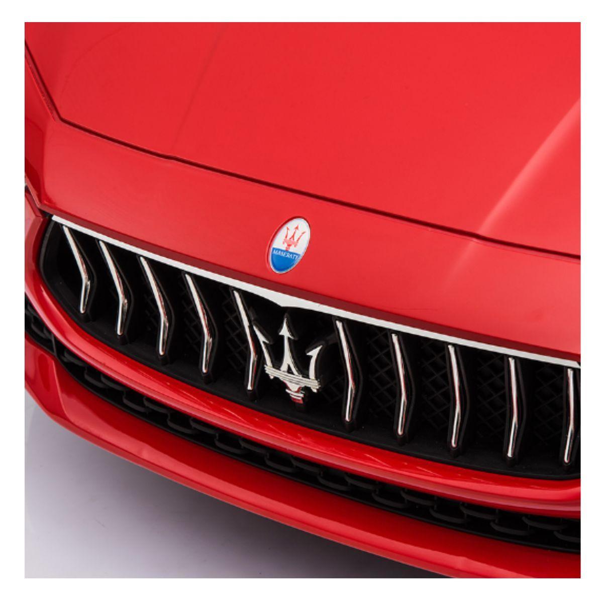 Auto Eléctrico Maserati Ghibli- Rojo-2