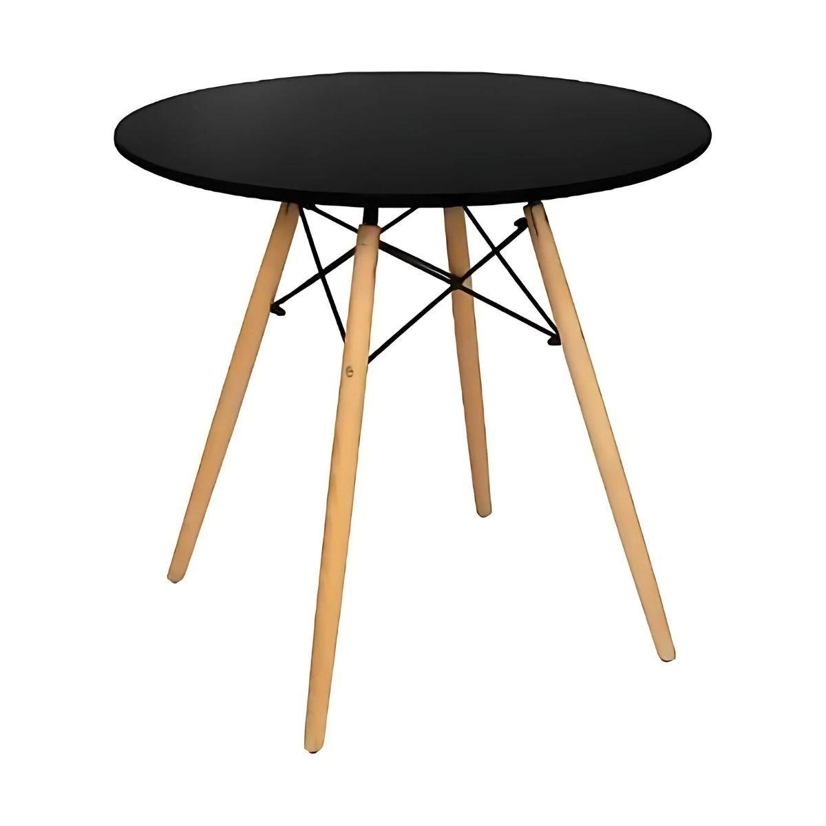 Mesa Eames Negro 80 cm-0