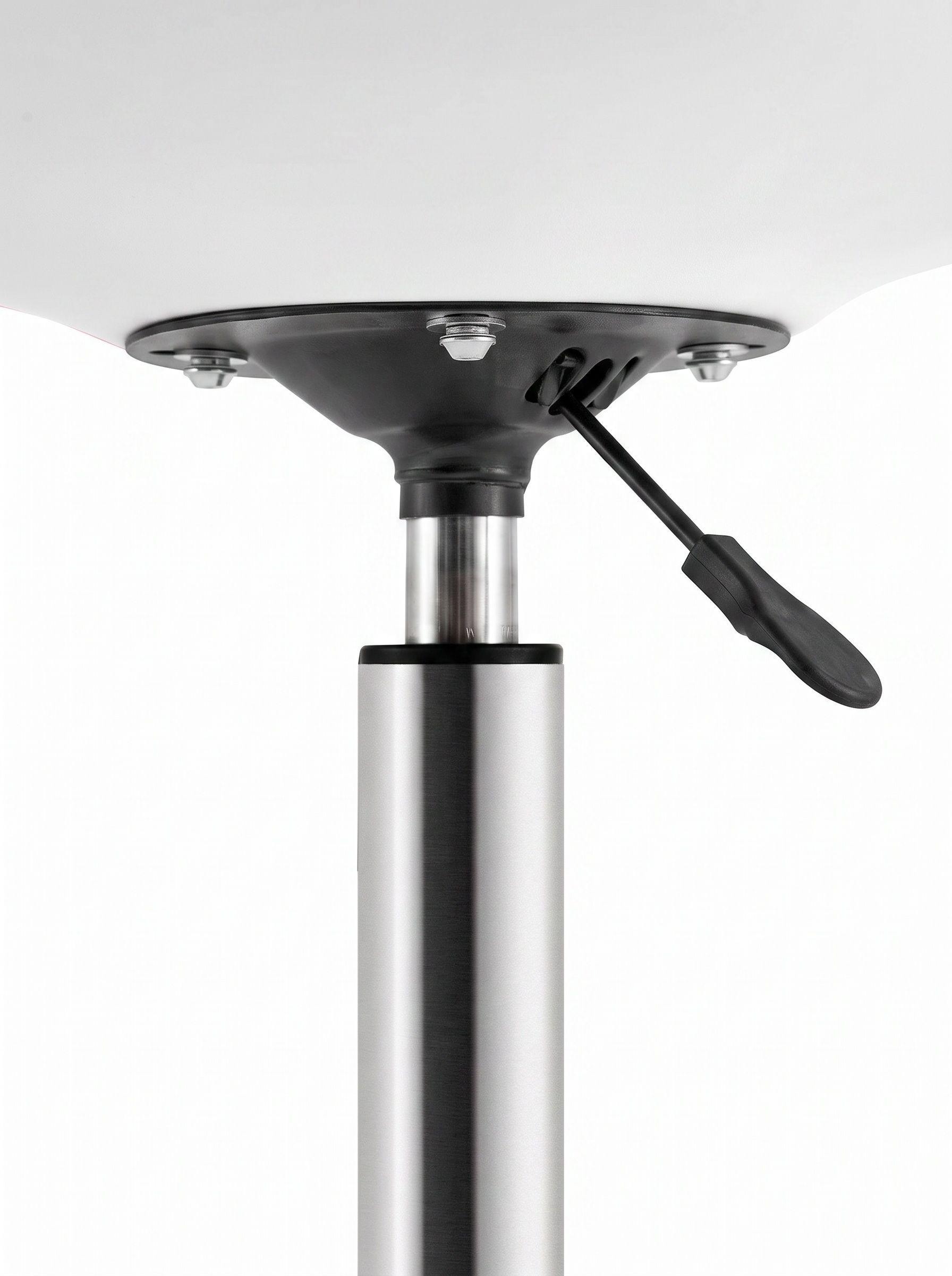 Silla Tulip Ejecutiva Blanca Con Ruedas Escritorio Ofic-4