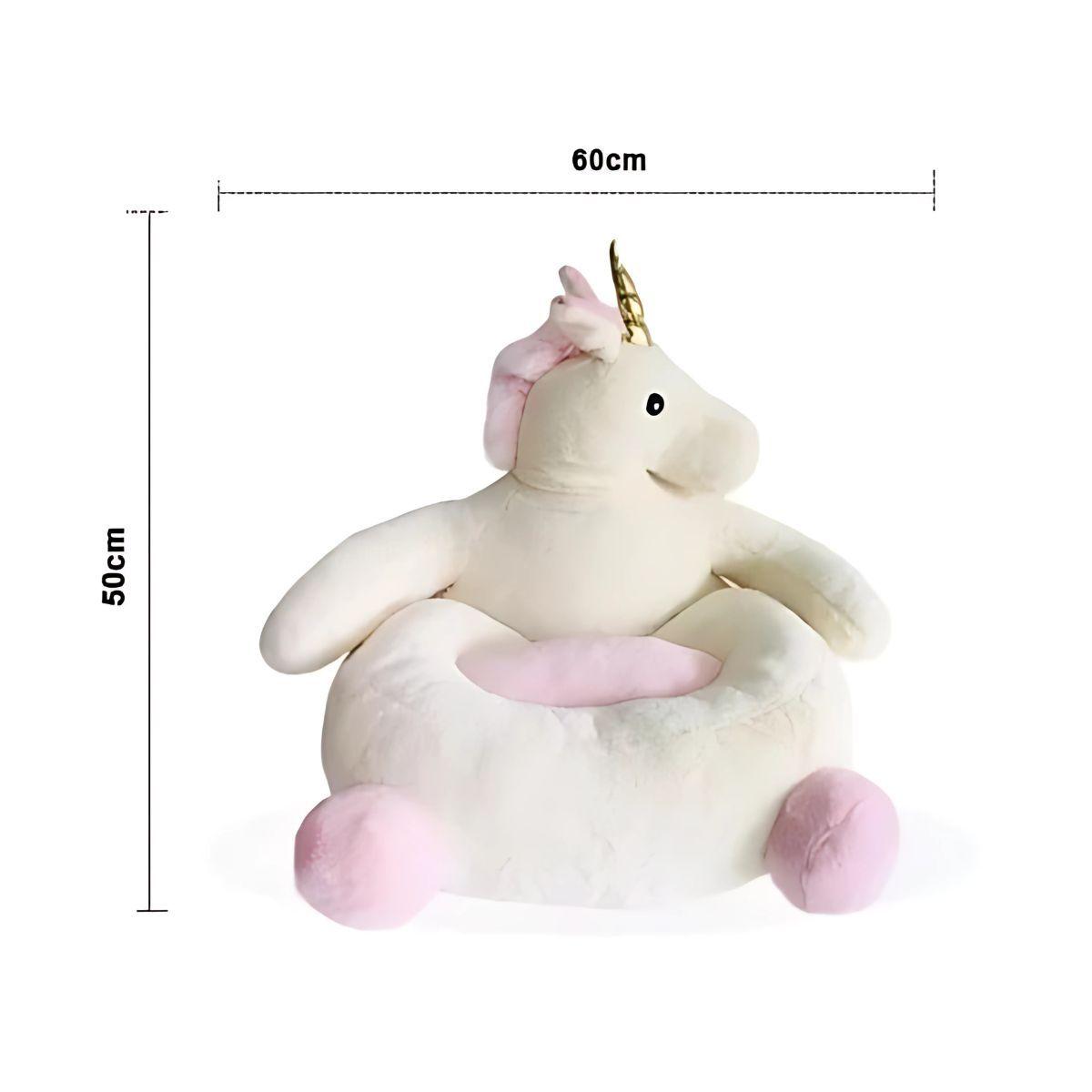 Sofa Pony Unicornio Caballo Regalo Niña- BEIGE-1