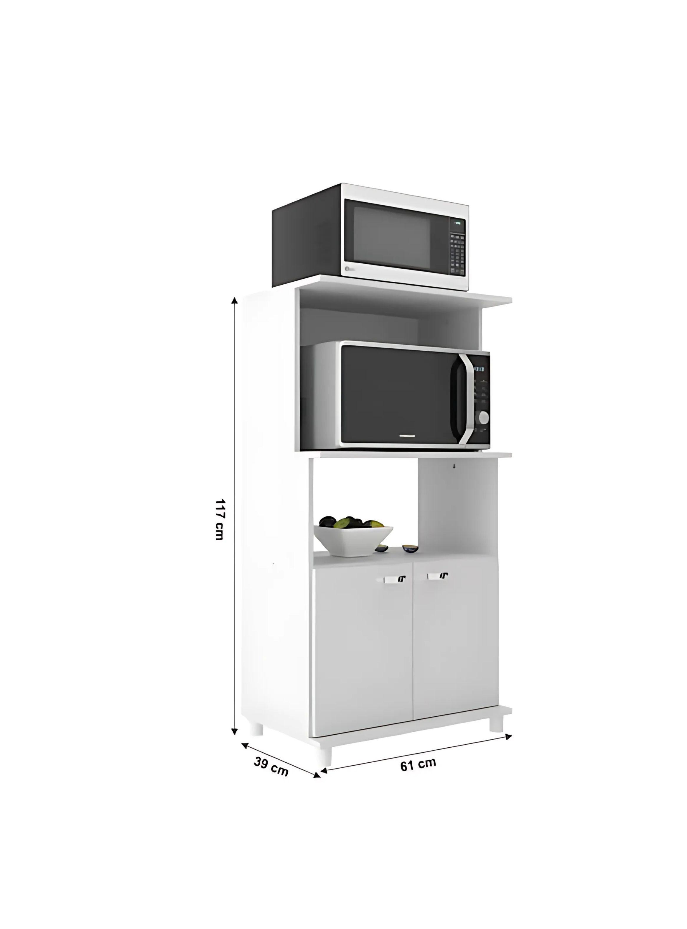 Mueble Para Microondas Blanco-2