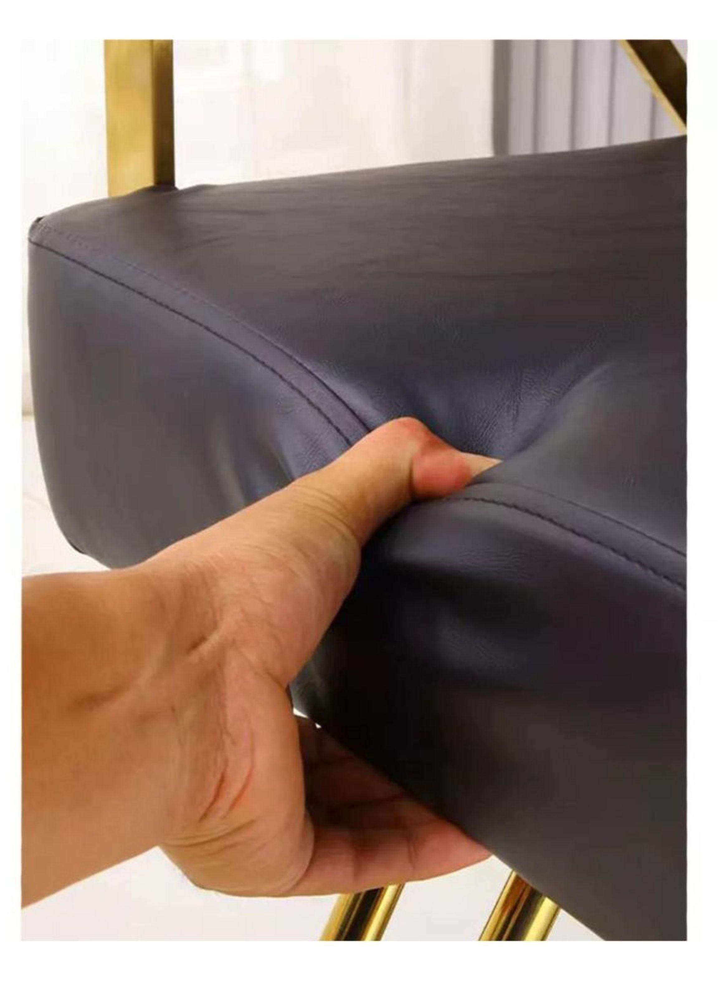 Sillon Barbero, Peluqueria Vintage Profesional- Negro/ Dorado-2