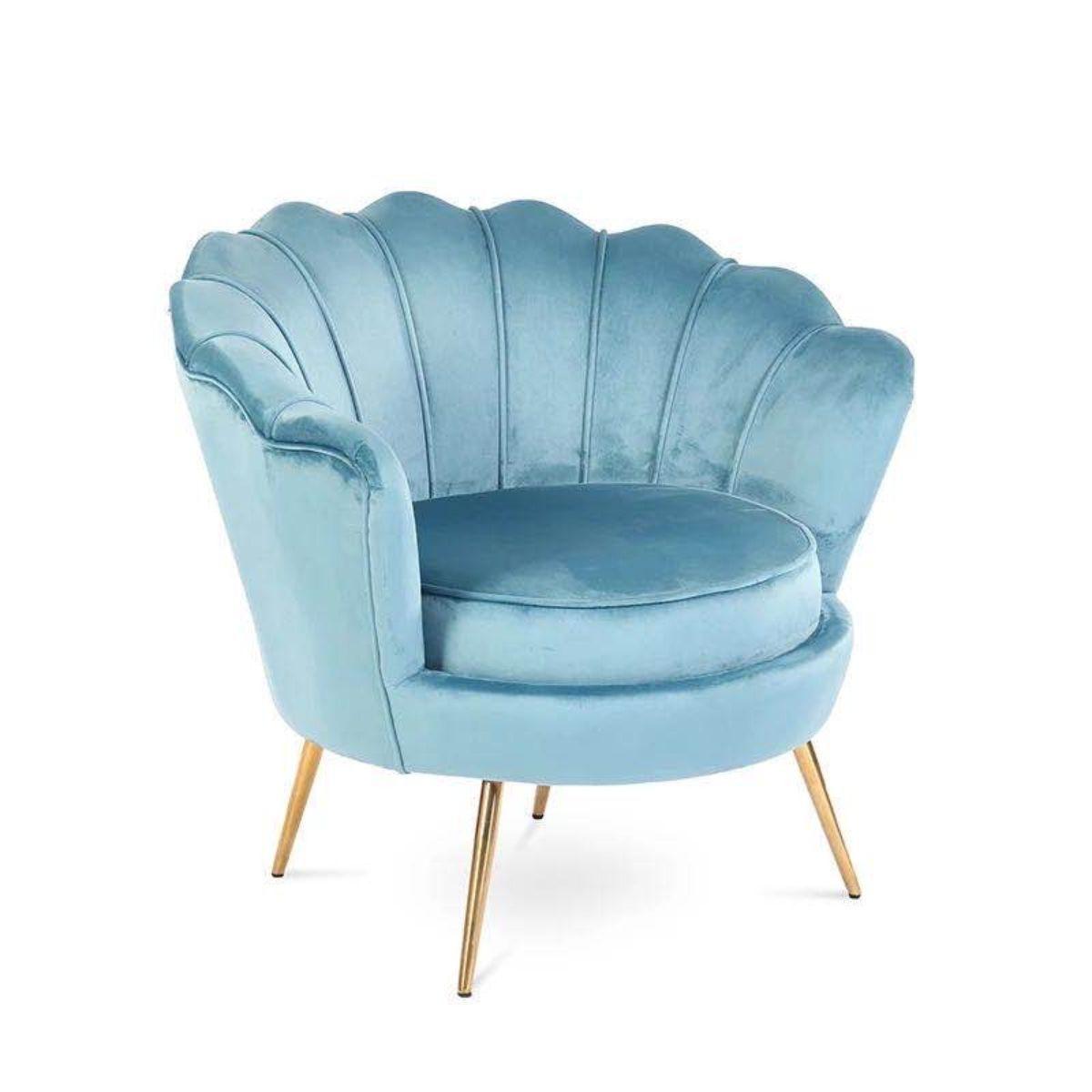 Sillón Individual Ostra- Azul-0