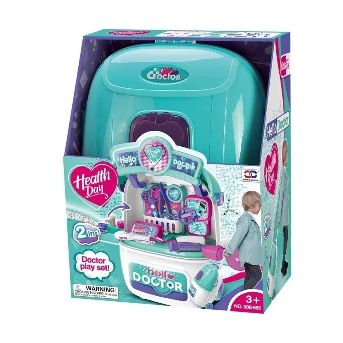 Maleta Set Juego Consultorio Medico, Juego De Rol, Niños-2