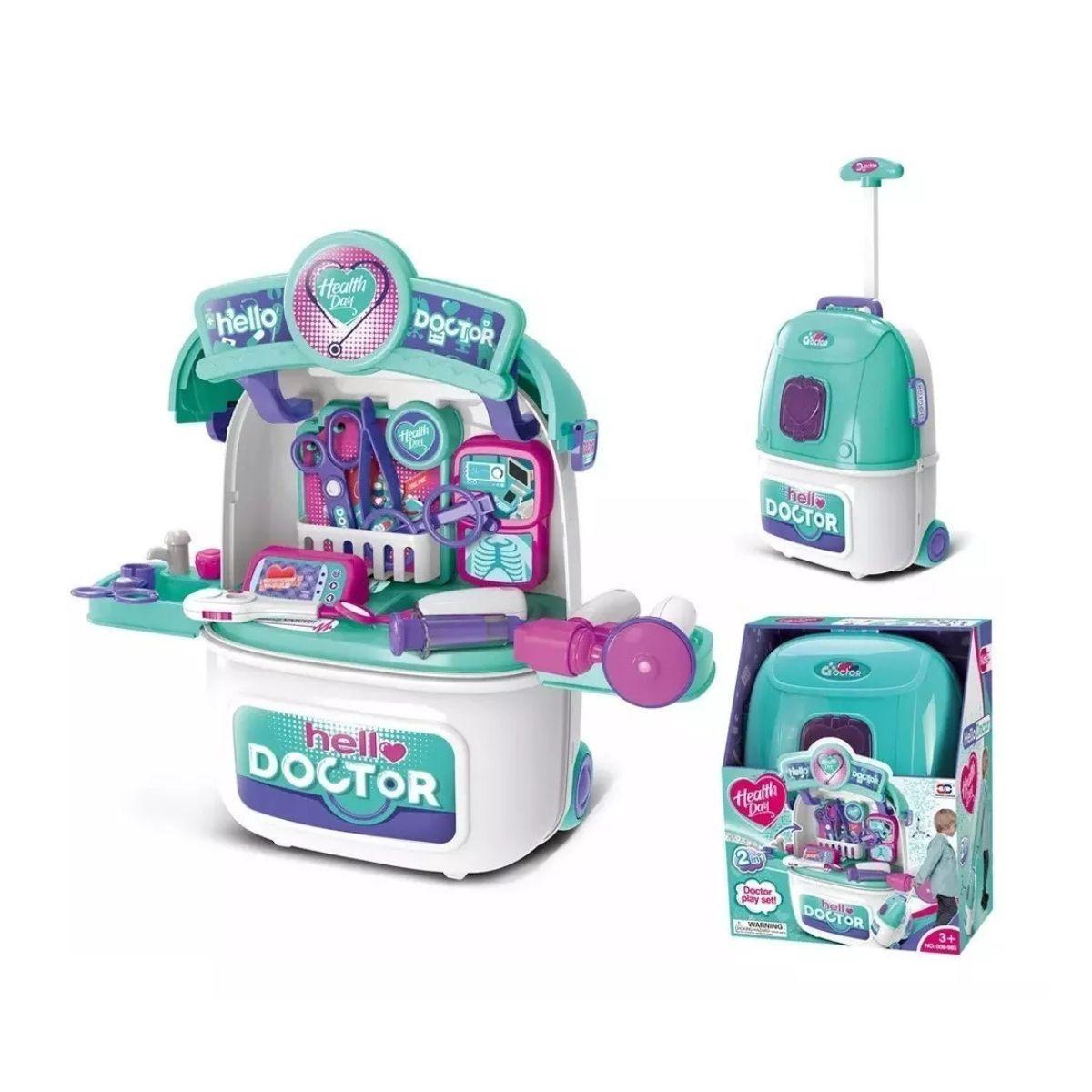 Maleta Set Juego Consultorio Medico, Juego De Rol, Niños-3