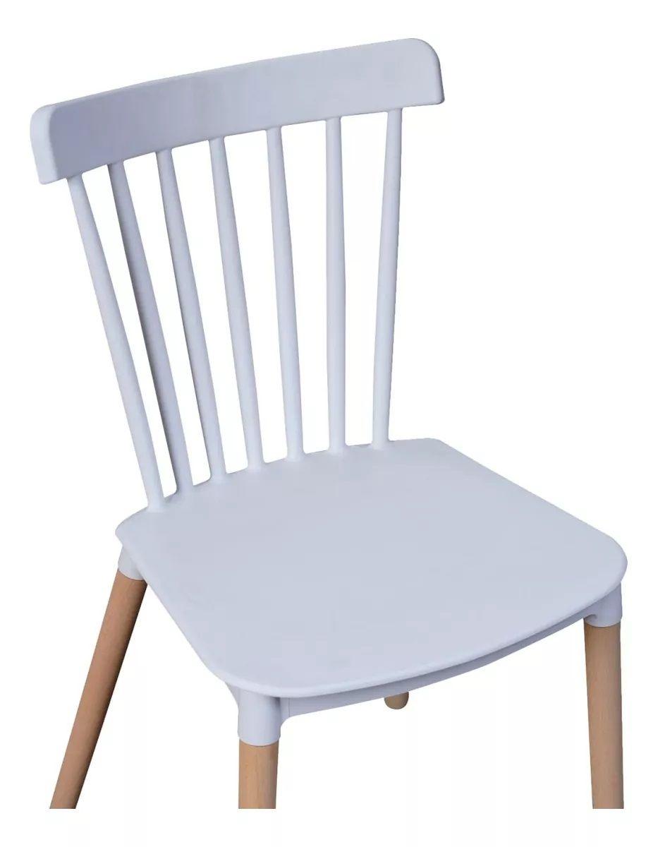Pack 6 Sillas Windsor Comedor, Terraza, Restaurant- Blanca-2